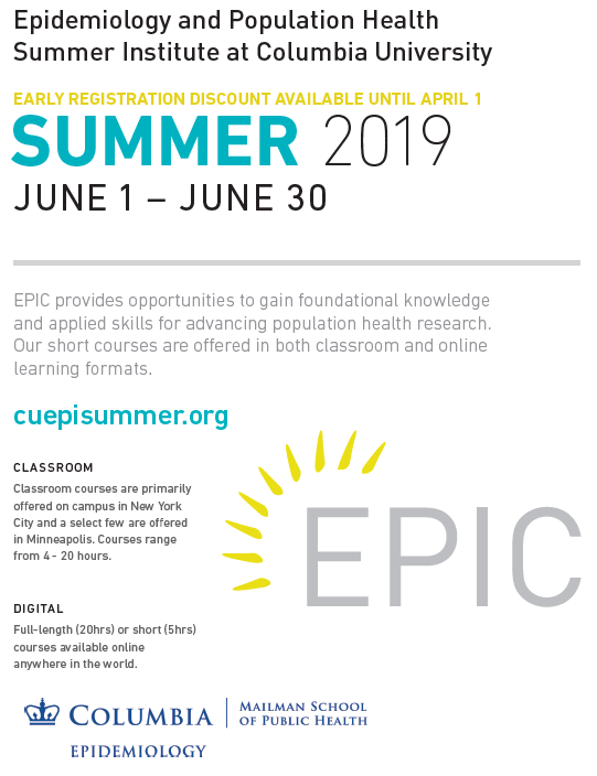 Columbia Summer Institute EPIC 2016